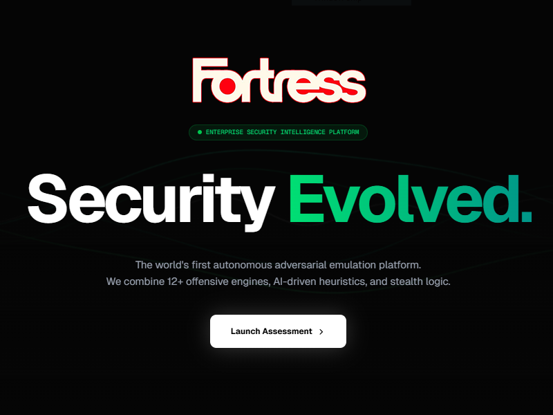 Fortress - Offense Driven Security.